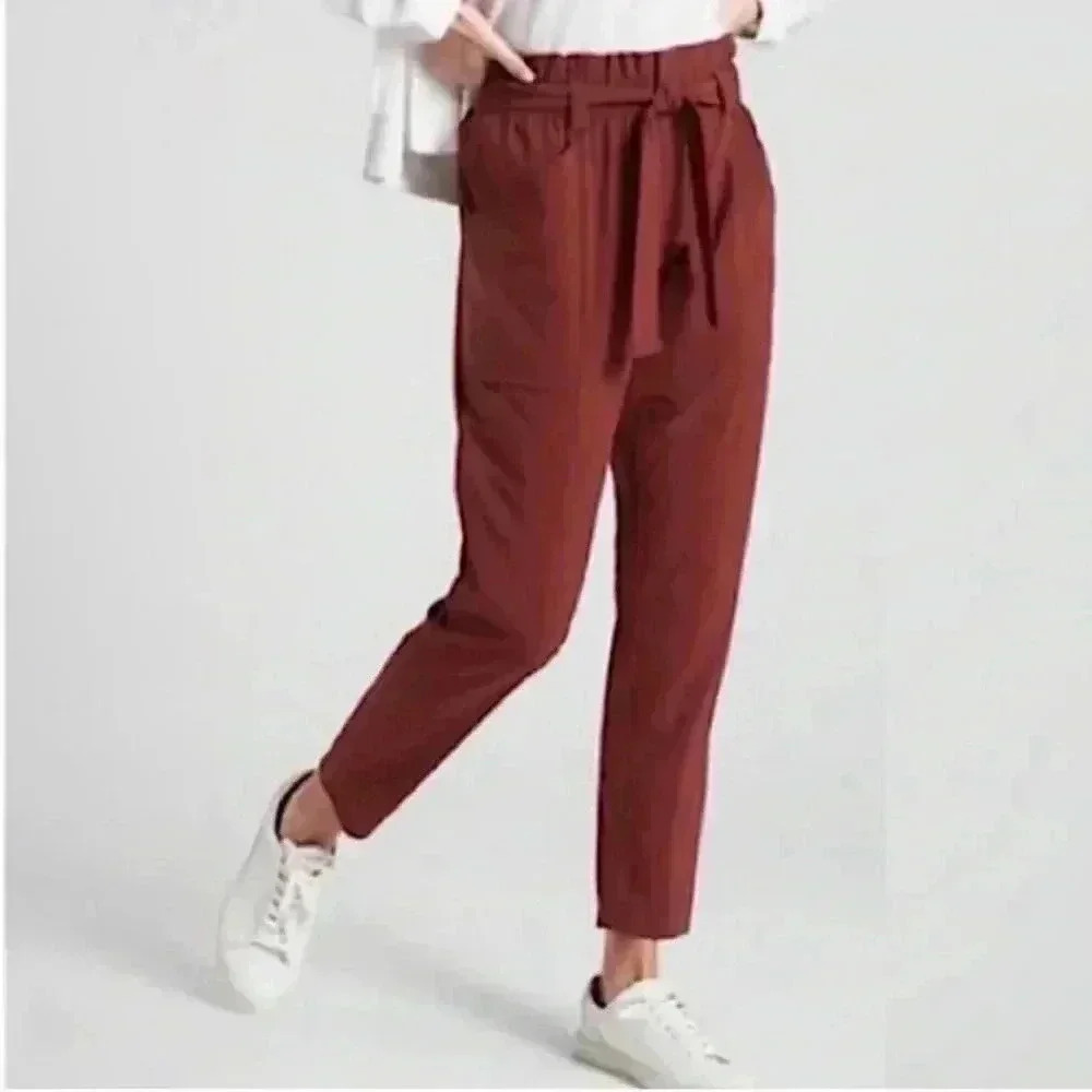 Athleta Skyline Pants - Size 4 tall - Rust Color